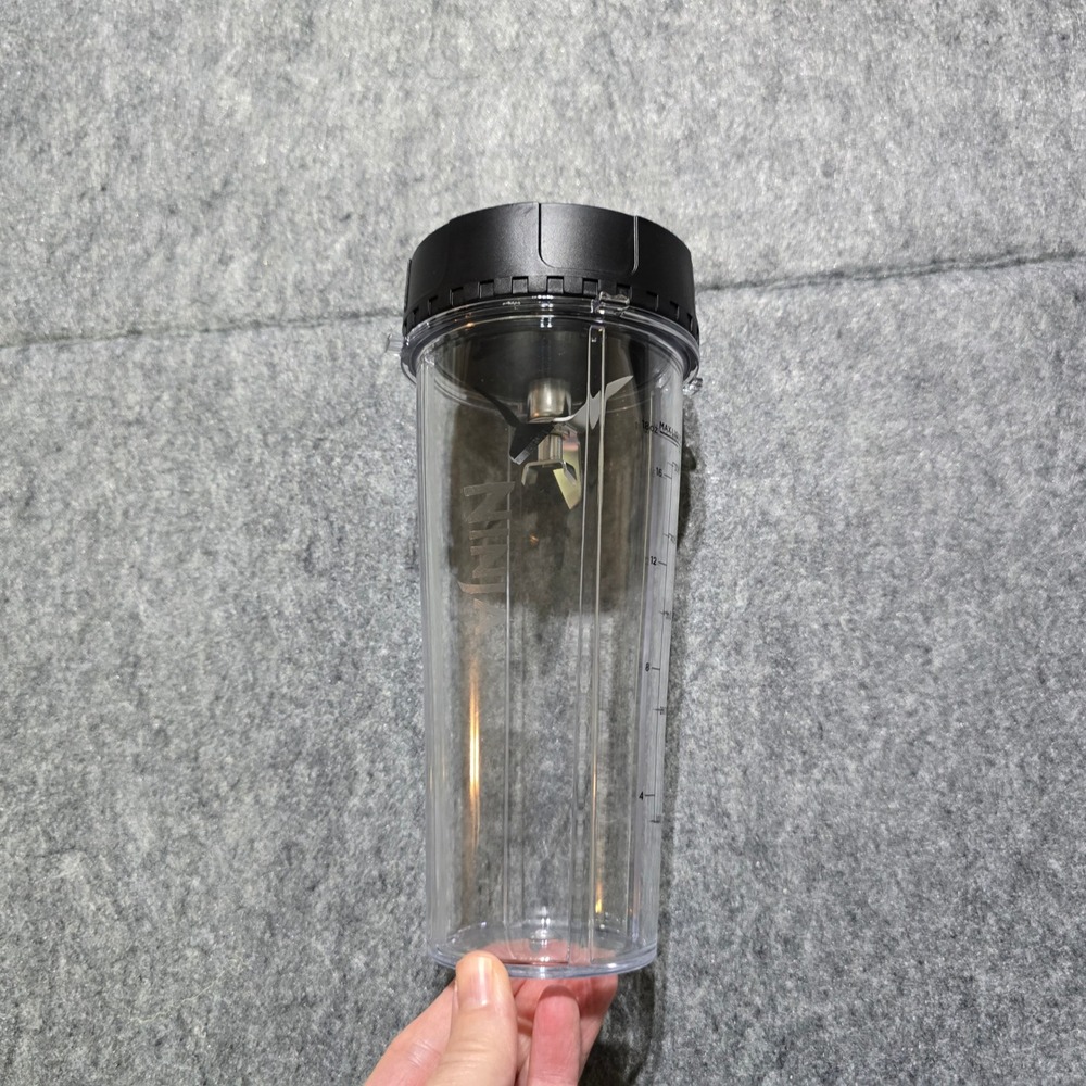Ninja Blender Cup 18oz Clear Replacement Extractor Blade Assembly